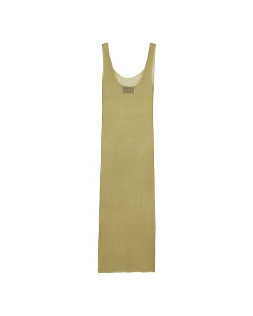 Cortana Kleedjes ,Groen ,Chiffon Pistache Tanktop Met Zijsplit in het Green