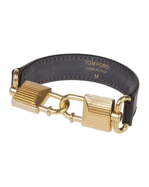 Bracelets Tom Ford de hombre de color Metallic