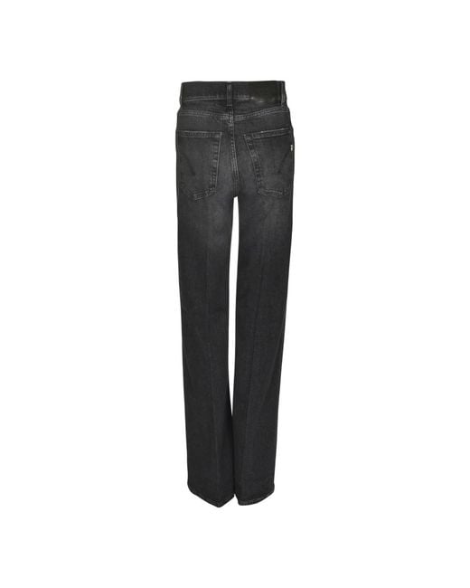 Dondup Gray Straight Fit Jeans