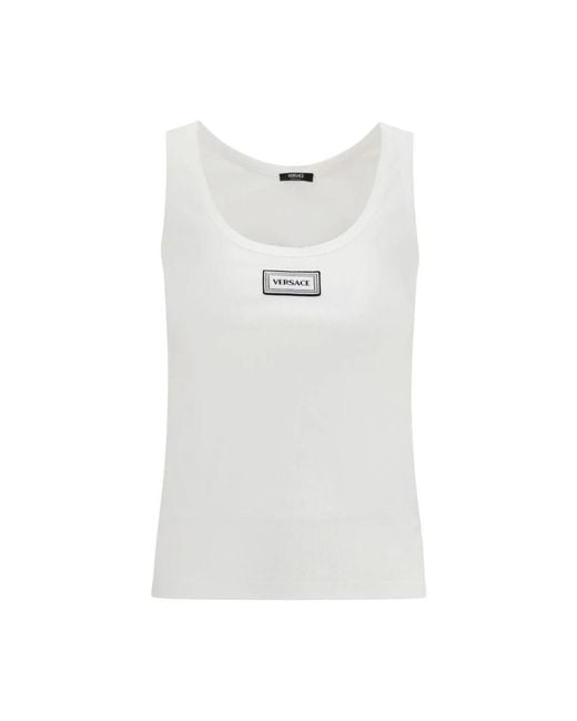 Versace White Tank Top