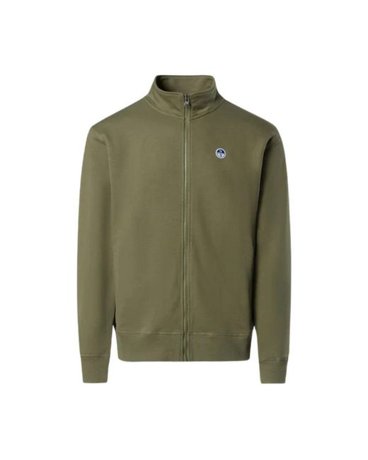 North Sails Green Zip-Throughs for men