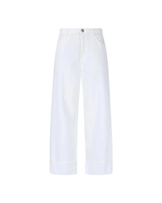 Rohe Wide Broeken in het White
