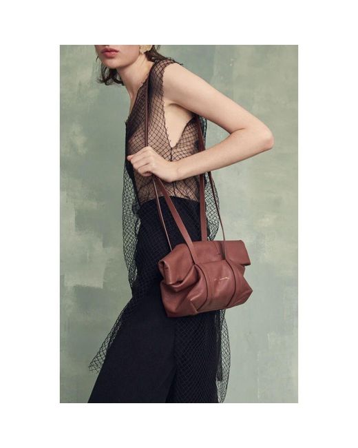 Cortana Brown Mini folded, ledertasche