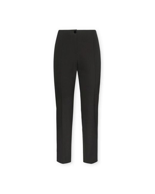 Slim-Fit Trousers Elena Miro de color Black