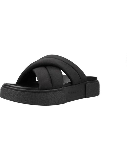 Sliders di Tommy Hilfiger in Black
