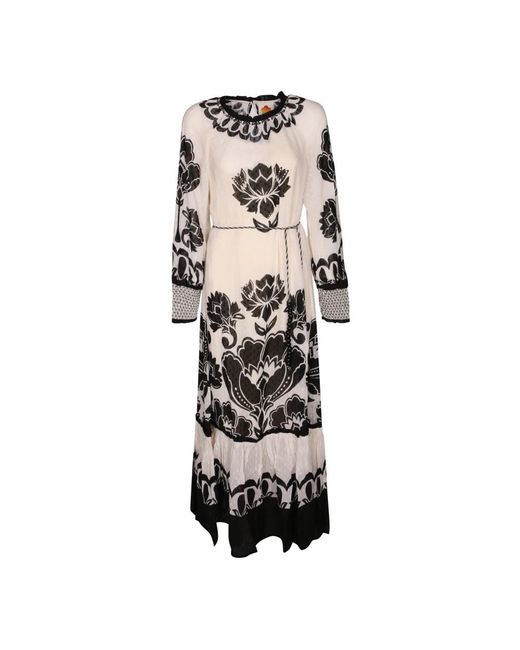 Farm Rio Maxi Dresses in het White