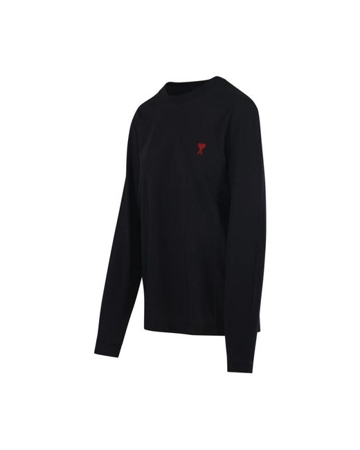AMI Black Long Sleeve Tops