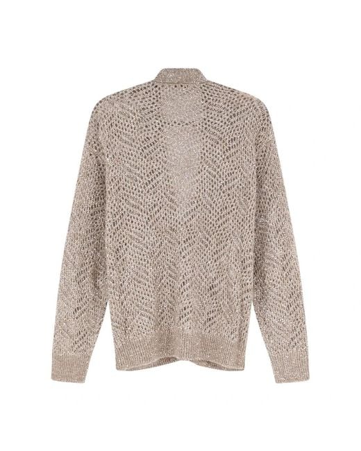Cardigans Brunello Cucinelli de color Gray