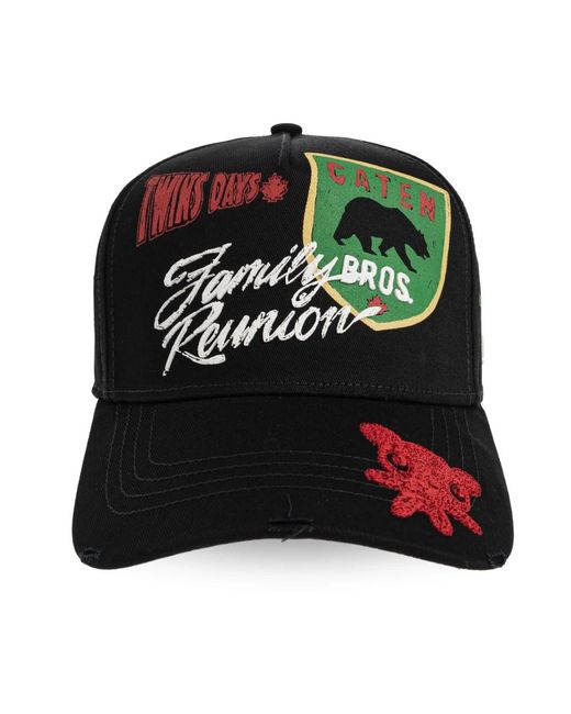 DSquared² Baseball Cap in het Green voor heren