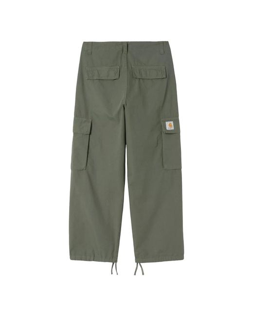 Carhartt Green Straight Trousers for men