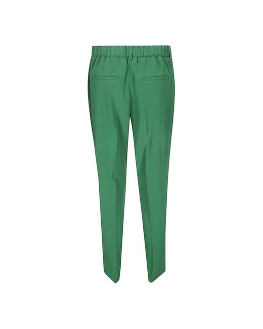 Alberto Biani Green Straight Trousers