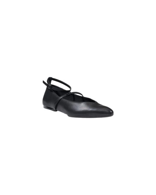 ARMANI EXCHANGE Black Ballerina Shoes