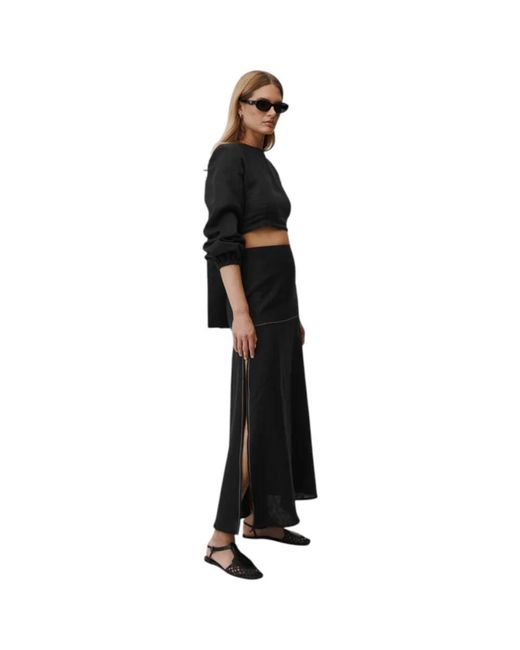 Undress Black Maxi Skirts