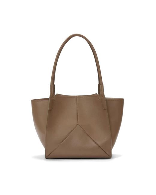 Victoria Beckham Brown Tote Bags