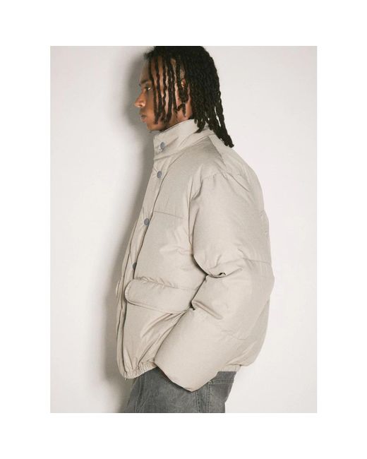 Our Legacy Doubleganger mel nylon puffa jacke in Gray für Herren