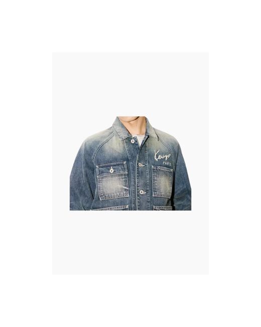 Jackets > denim jackets KENZO pour homme en coloris Blue