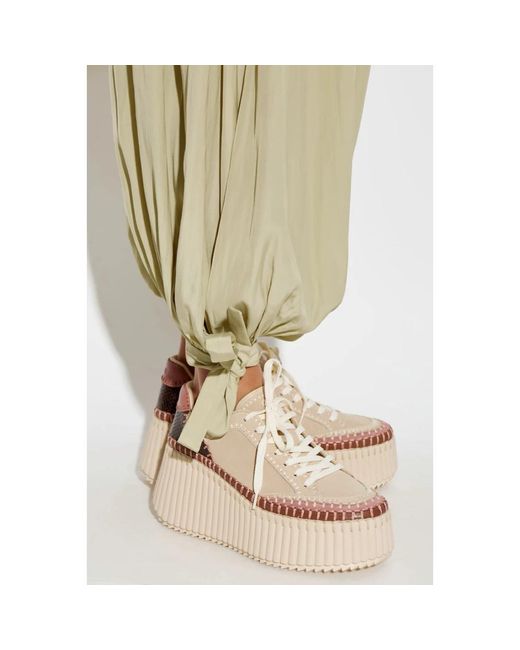 Chloé Natural Sneakers