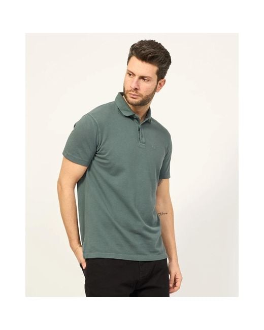 Armani Exchange Green Polo Shirts for men