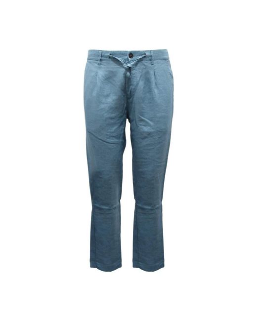 Officina 36 Blue Chinos for men