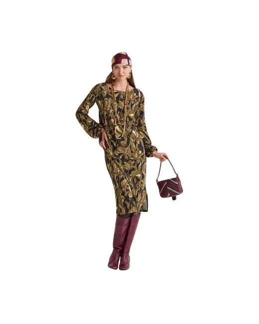 Maliparmi Green Midi Dresses