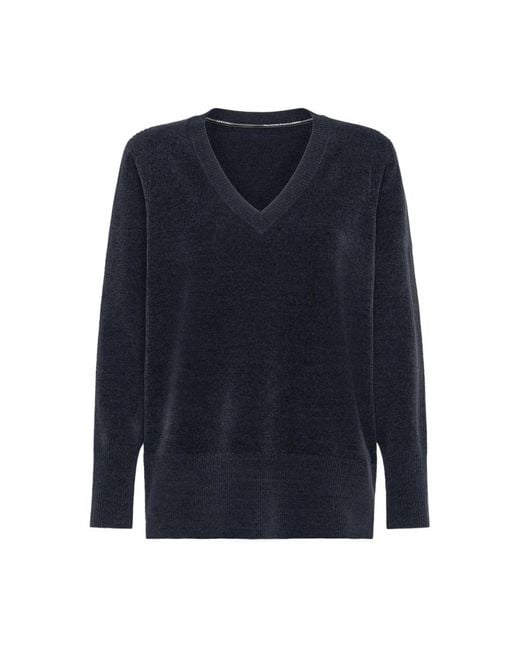 Rrd Blue V-Neck Knitwear