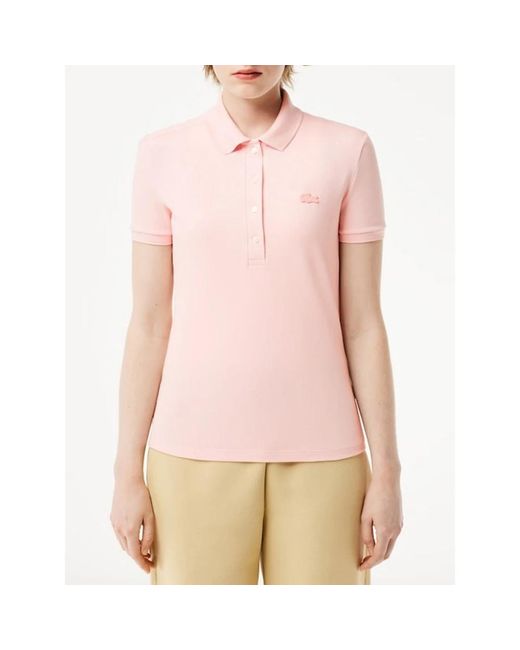Lacoste Pink Polo Shirts