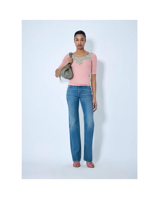 Chloé Blue Straight Jeans