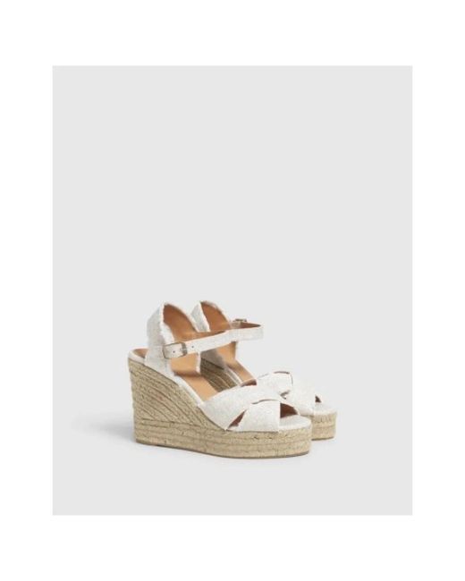 Castaner White Wedges