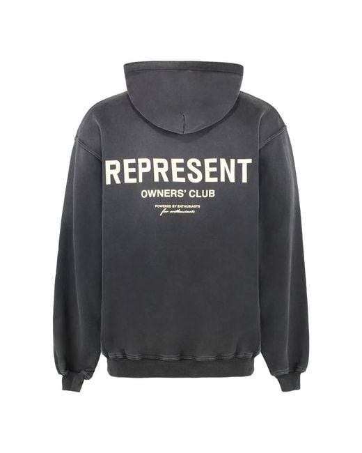 Represent Gray Hoodies for men