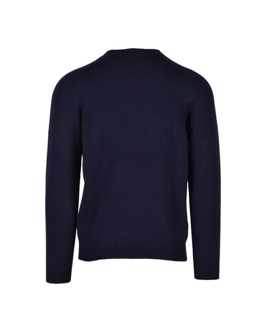 Gran Sasso Blue Round-Neck Knitwear for men