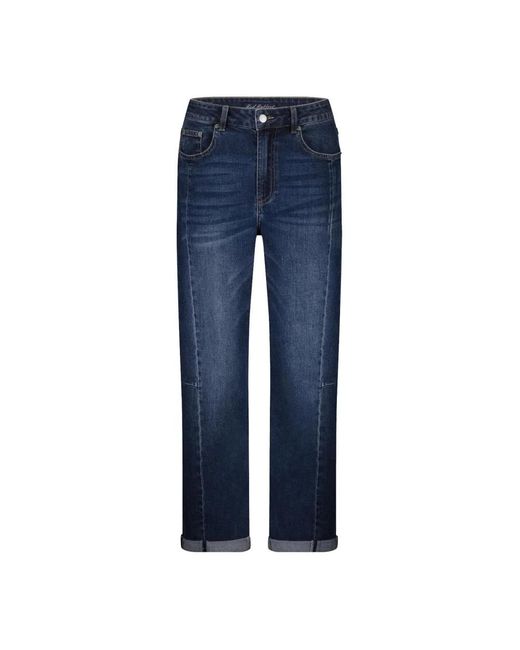 Red Button Donkere Caitlin/Sone Knoop Jeans in het Blue