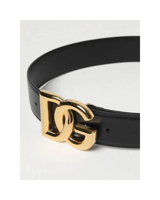 Dolce & Gabbana Black Belts