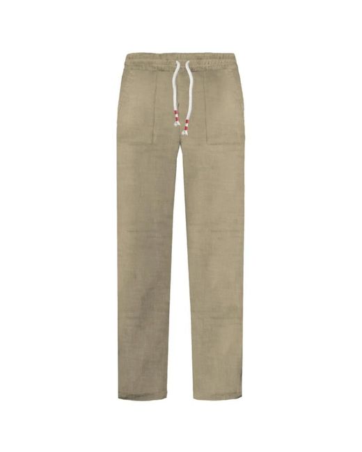 Mc2 Saint Barth Natural Straight Trousers for men