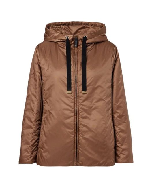 Max Mara Brown The Cube Greenh Padded Jacket