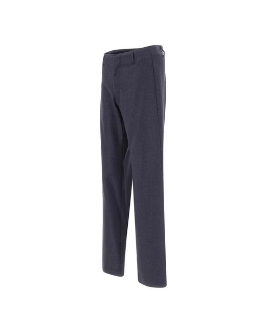 MM6 by Maison Margiela Blue Straight Trousers for men