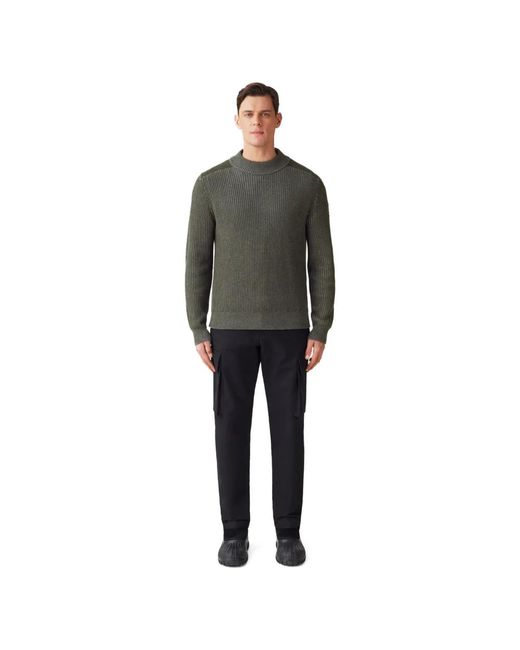Belstaff Gray Round-Neck Knitwear for men