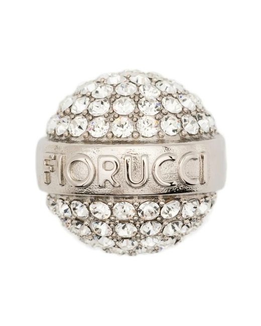 Fiorucci Earrings in het Metallic