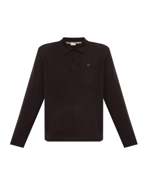 Burberry Black Cashmere Knitwear for men