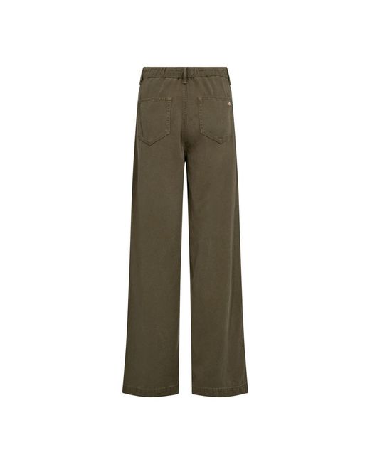 Mos Mosh Green Wide Trousers