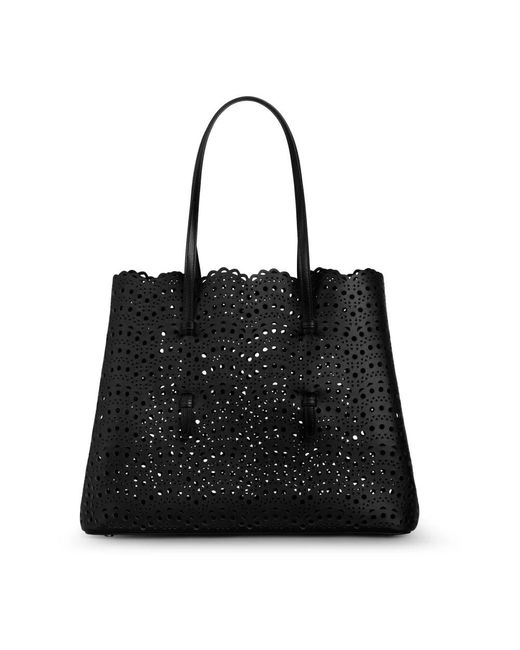 Alaïa Black Shopping Bags