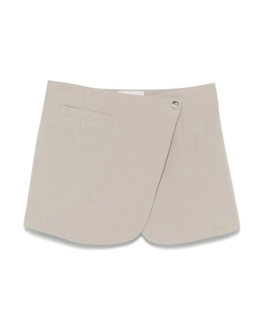 Short Skirts di Coperni in Gray