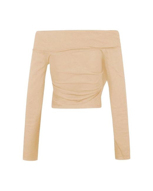 Long Sleeve Tops Cortana de color Natural