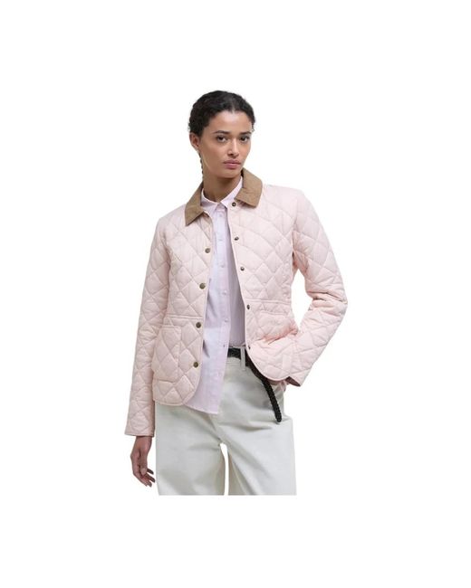 Barbour Jassen ,Roze ,Quiltjas Voor Vrouwen in het Pink