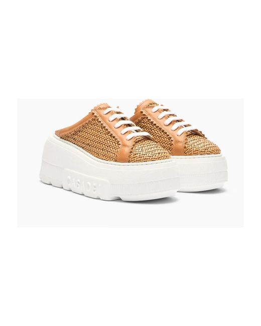 Casadei Natural Wedges
