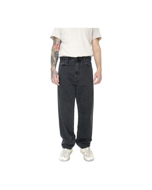Carhartt Gray Straight Fit Jeans for men