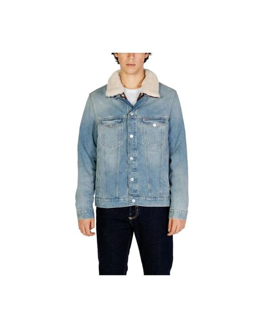Tommy Hilfiger Blue Denim Jackets for men