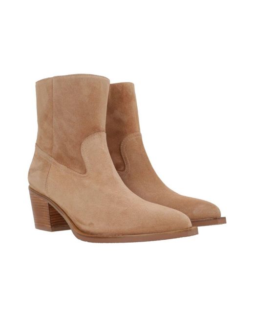 Stuart Weitzman Brown Elegante lederstiefel