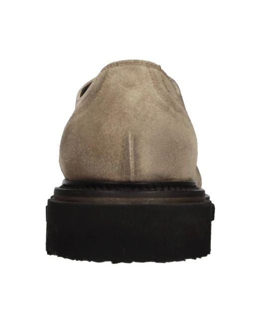 Pantanetti Brown Laced Shoes for men