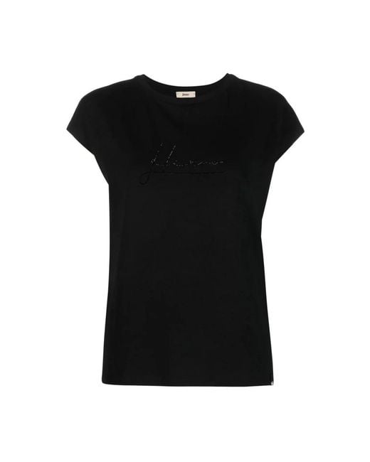 Herno Black T-Shirts