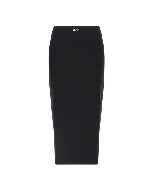 Off-White c/o Virgil Abloh Black Midi Skirts